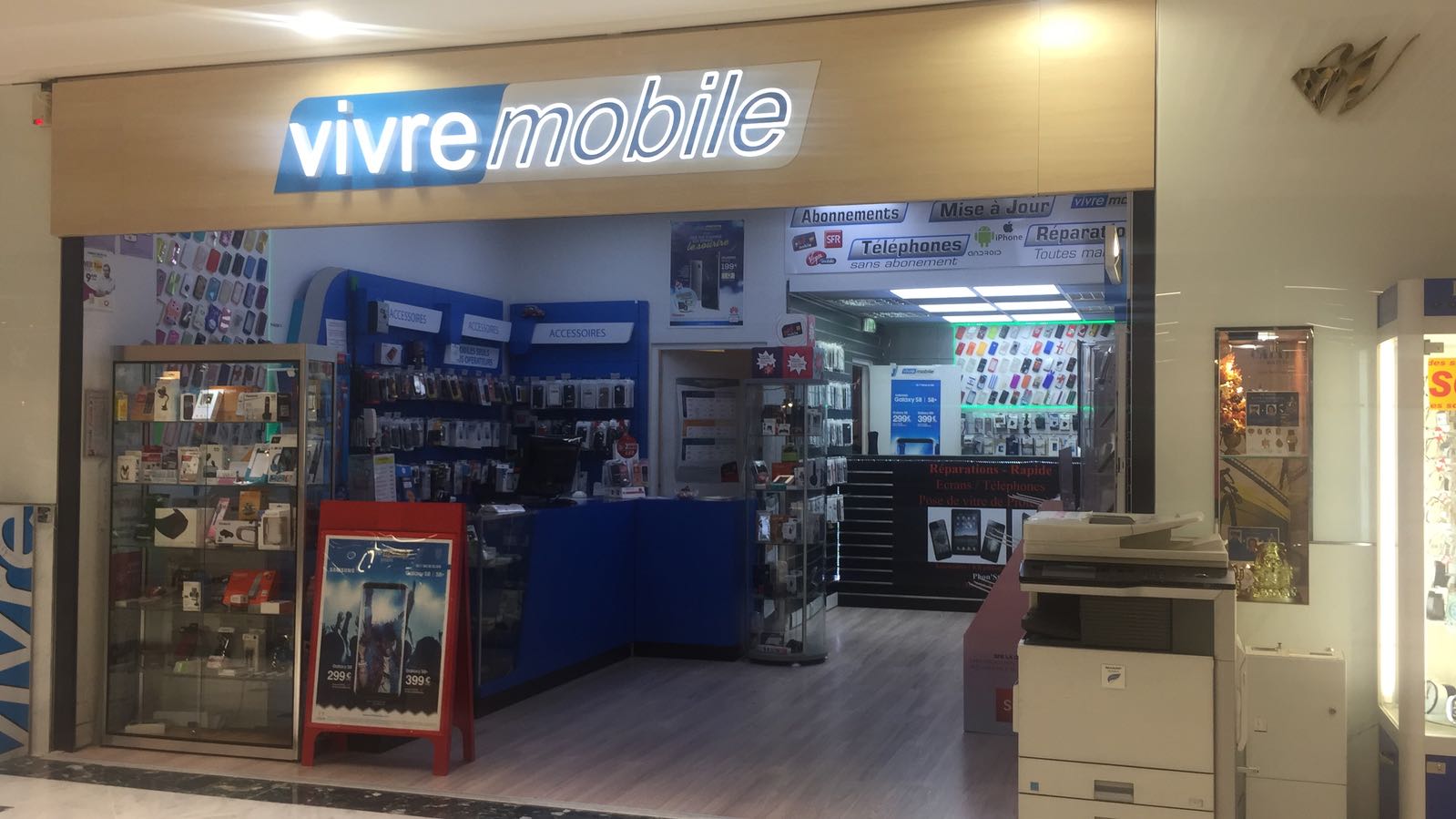 photo de la boutique de Vivre Mobile Phon'Story - Reparation telephone mobile Apple - Samsung - vitre cassee iphone