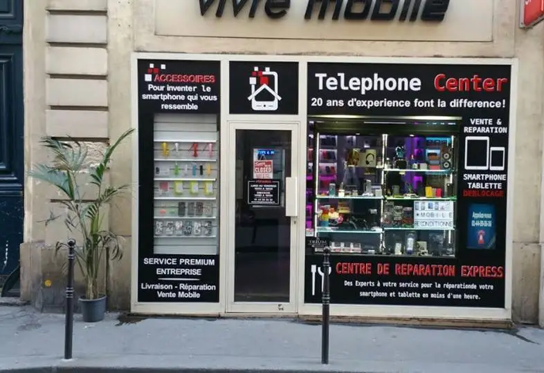 photo de la boutique de TELEPHONE CENTER PARIS - réparation et vente de téléphones portables, d'accessoires pour mobiles