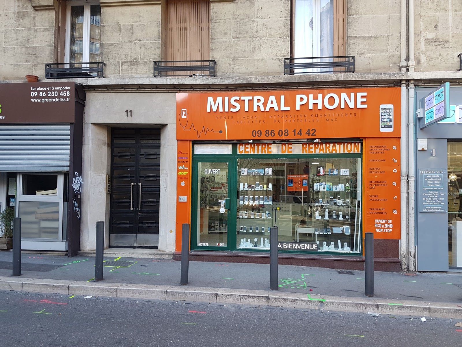 photo de la boutique de MISTRAL PHONE Centre de Réparation à Marseille iPhone Samsung Huawei tablette iPad