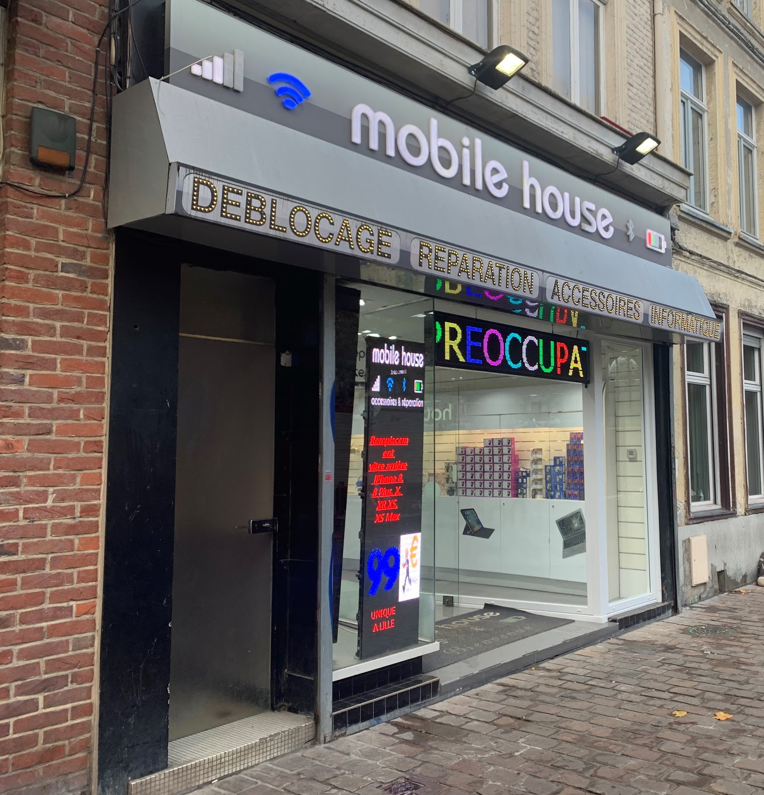 photo de la boutique de Mobile House Lille Wazemme Réparation Smartphone