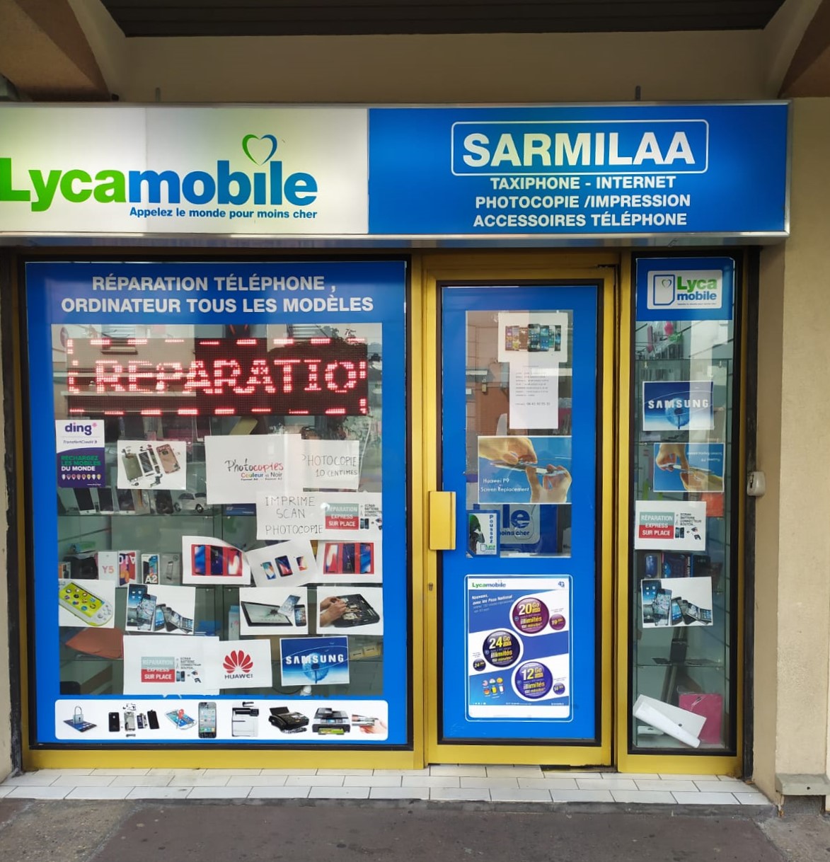 photo de la boutique de Sarmilaa telecom