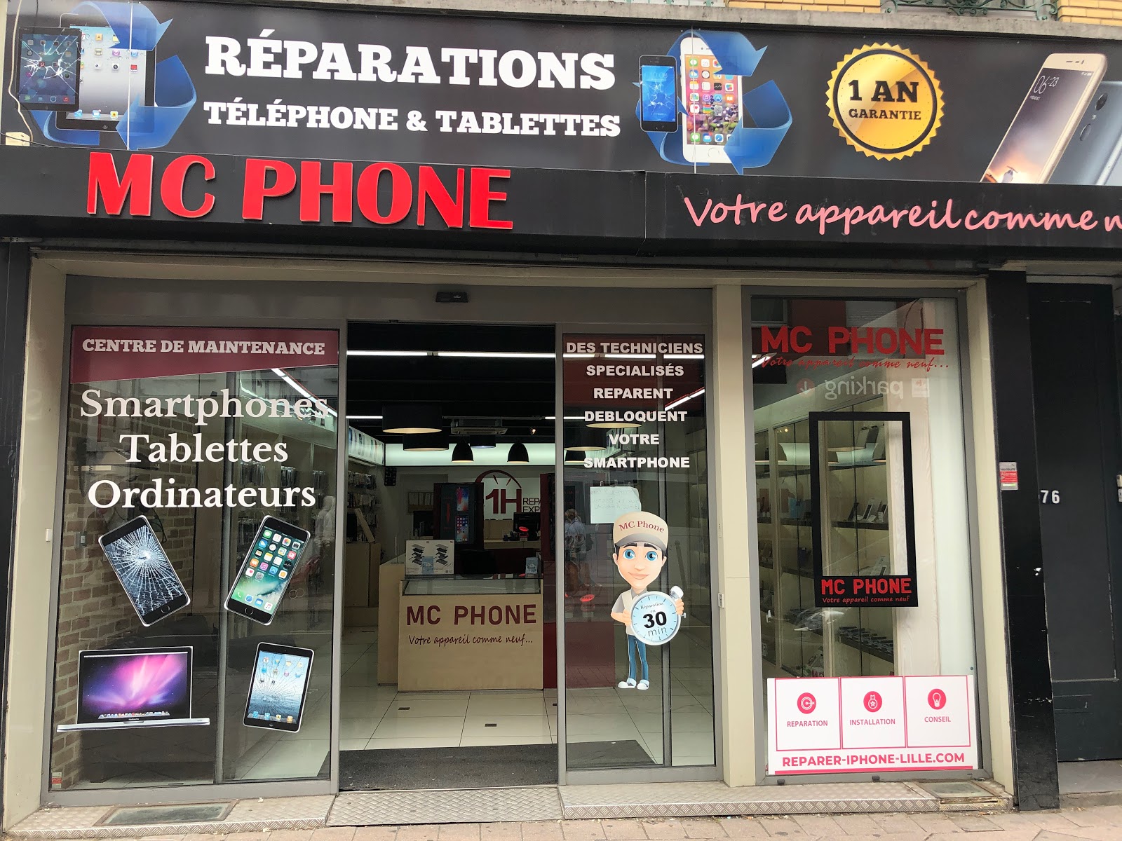 photo de la boutique de Mc Phone réparation téléphone et tablette