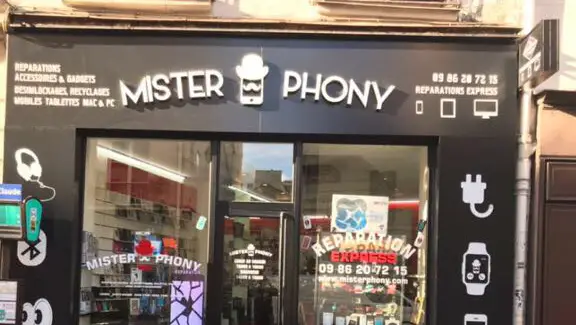 photo de la boutique de Mister Phony - Réparation Samsung, Sony & Huawei Paris