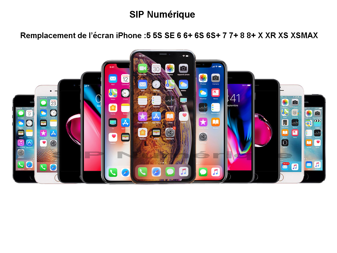photo de la boutique de SIP Numérique - Réparation iPhone-Samsung-Huawei Remplacement écran Carte mère